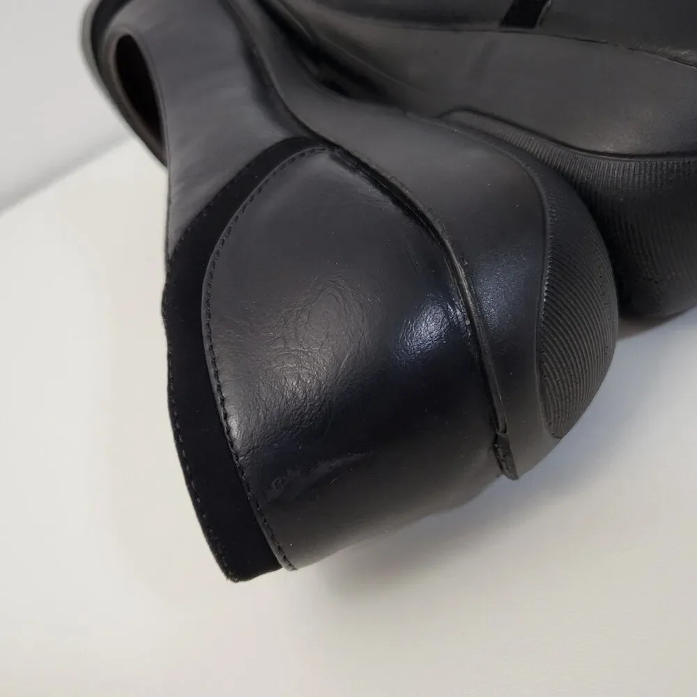 LIFE STRIDE Indeed Flats Womens 8.5 Classic Black Comfort Shoes Office Career